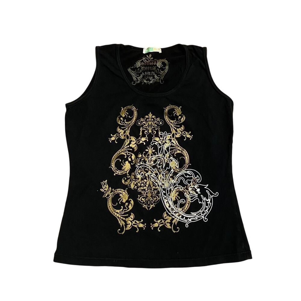 sleeveless y2k top